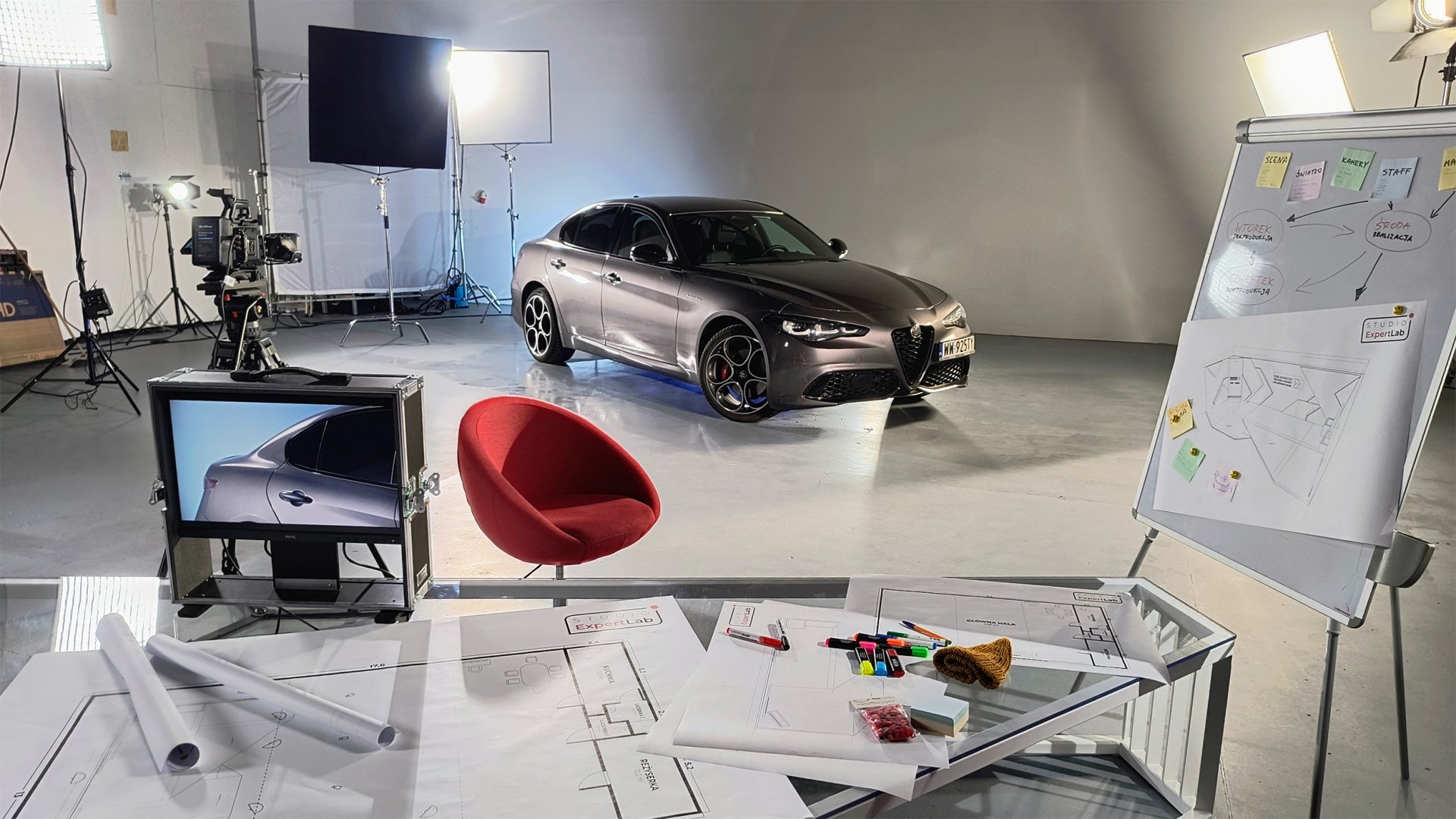 Studio ExpertLab, sesja samochodu