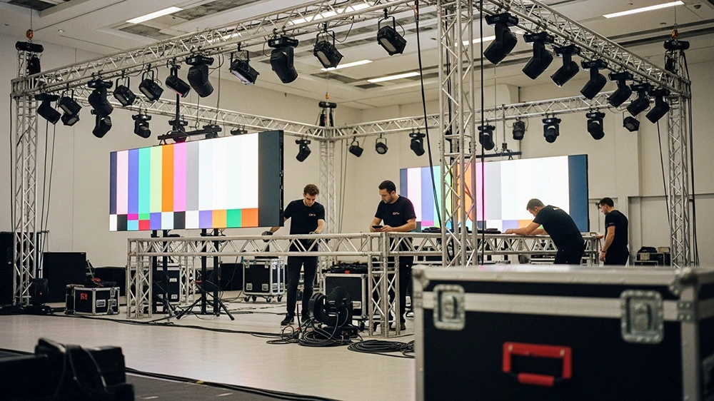 Obsługa techniczna eventów nagłośnienie ekrany LED i oświetlenie